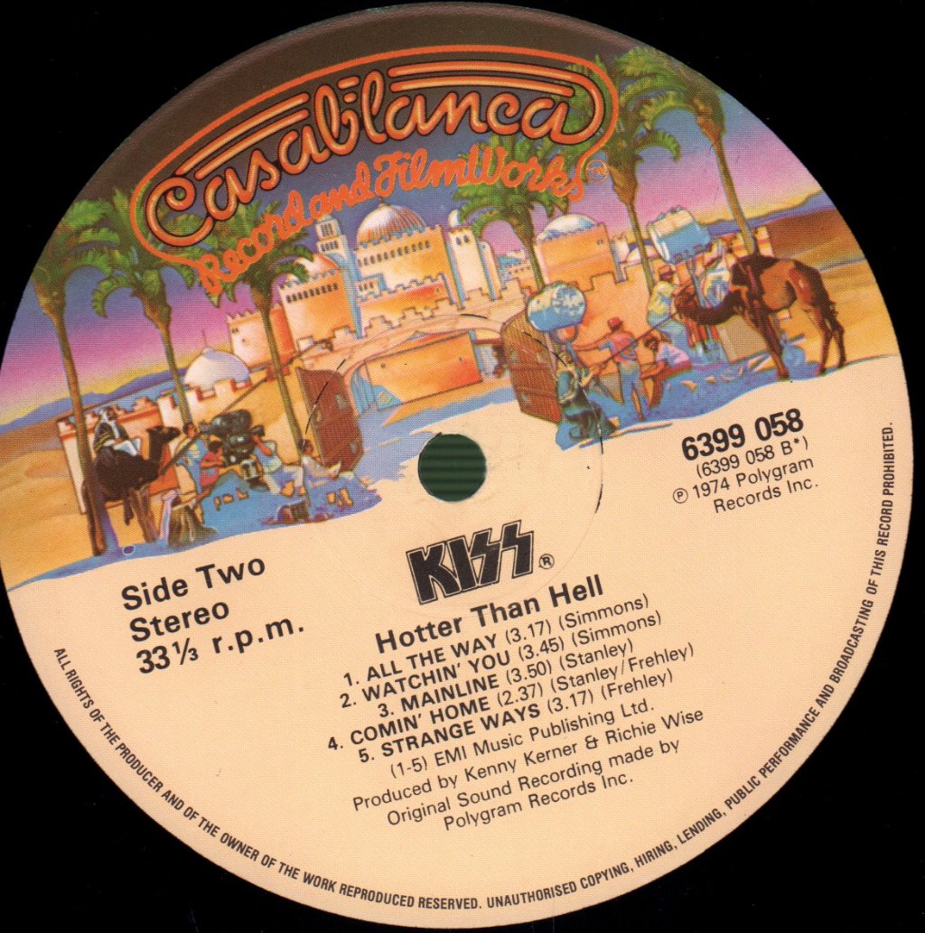 Kiss - Hotter Than Hell - Lp