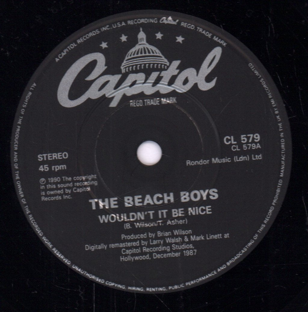 Beach Boys - Wouldn't It Be Nice - 7 Inch