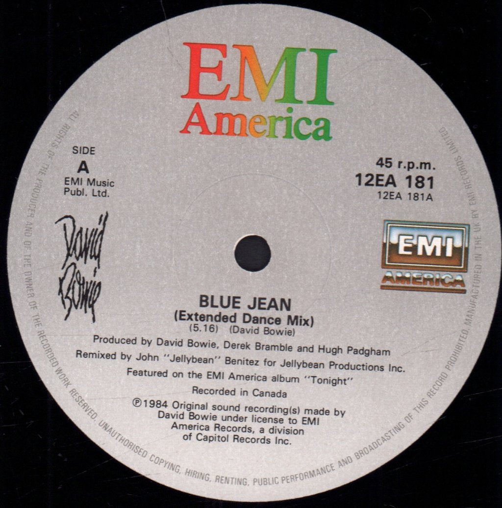 David Bowie - Blue Jean - 12 Inch