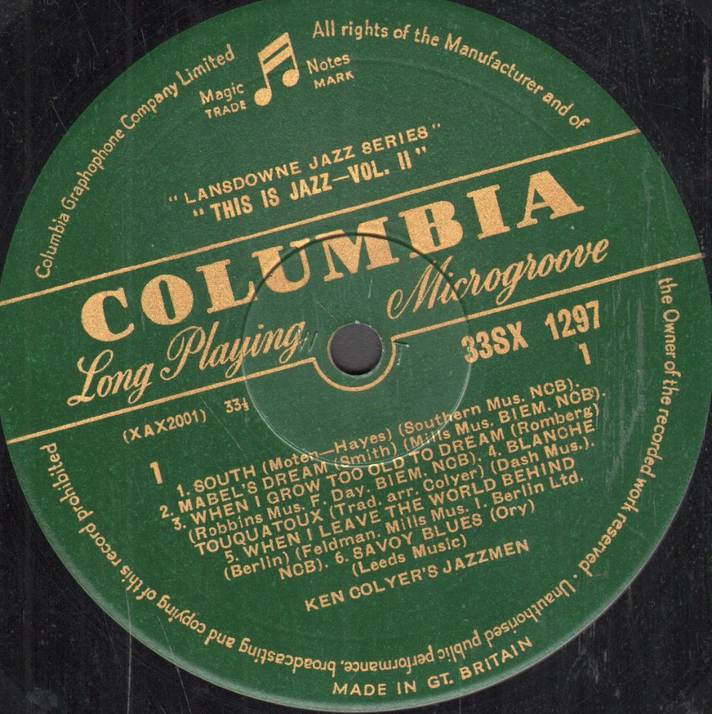 Ken Colyer's Jazzmen - This Is Jazz Volume Two - Lp