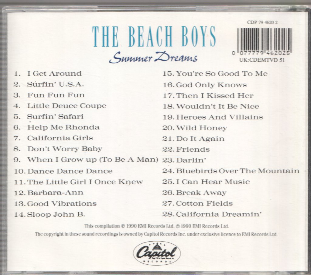 Beach Boys - Summer Dreams (28 Classic Tracks) - Cd