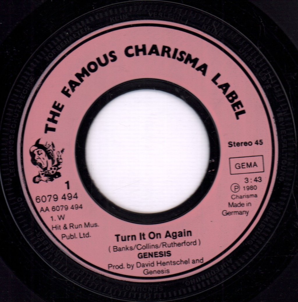 Genesis - Turn It On Again - 7 Inch