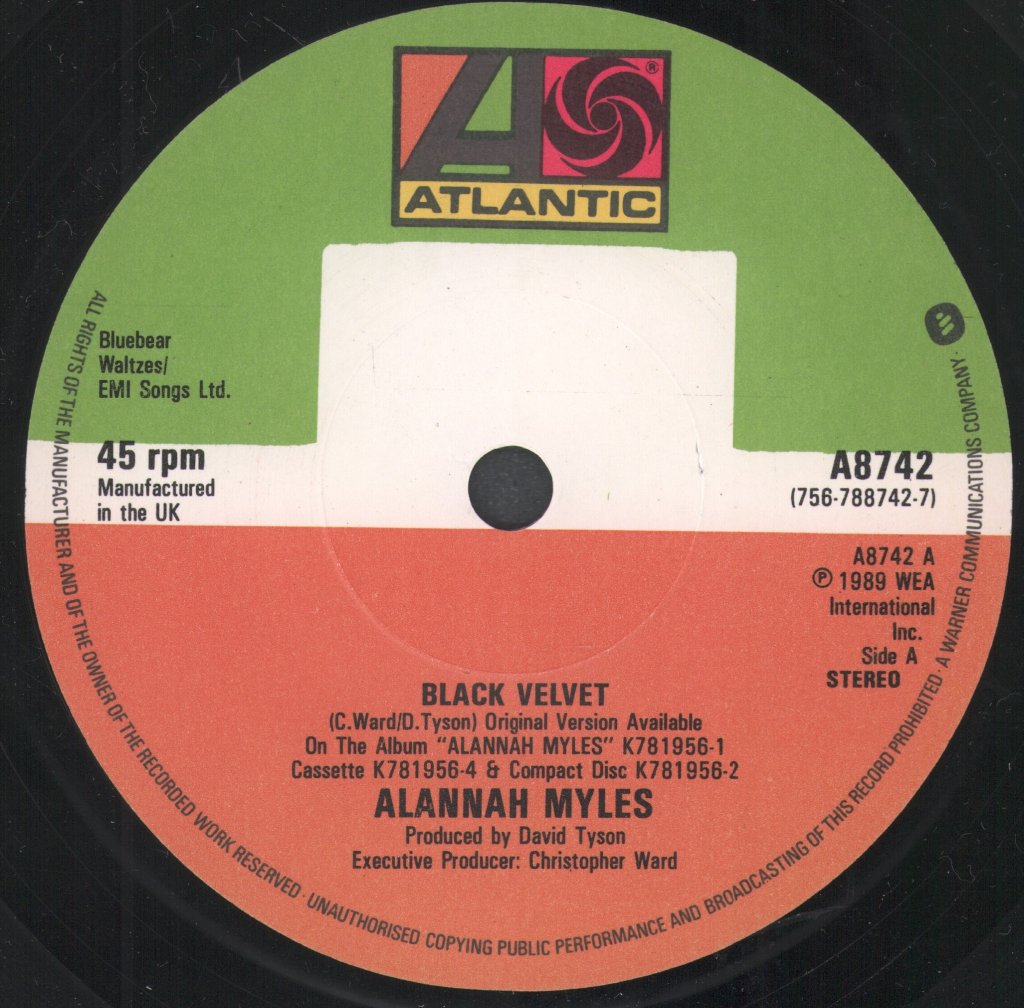 Alannah Myles - Black Velvet - 7 Inch