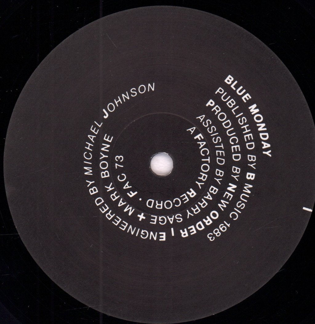 New Order - Blue Monday - 12 Inch