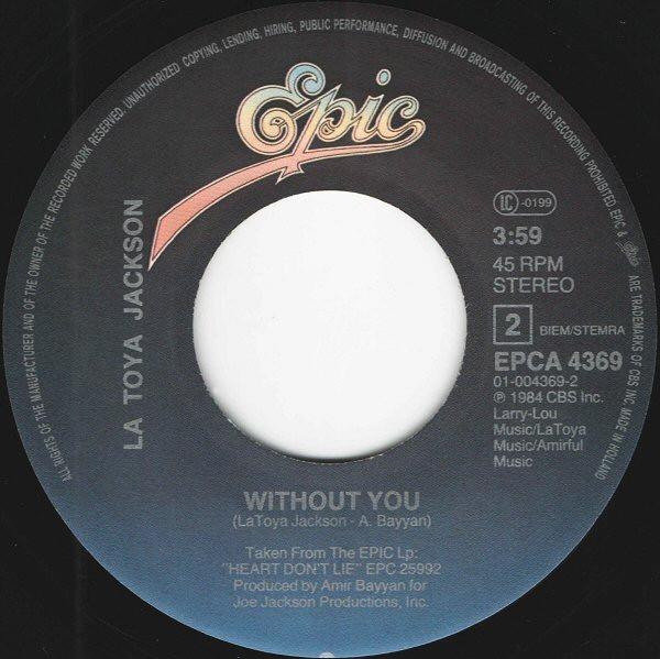 La Toya Jackson - Heart Don't Lie - 7 Inch