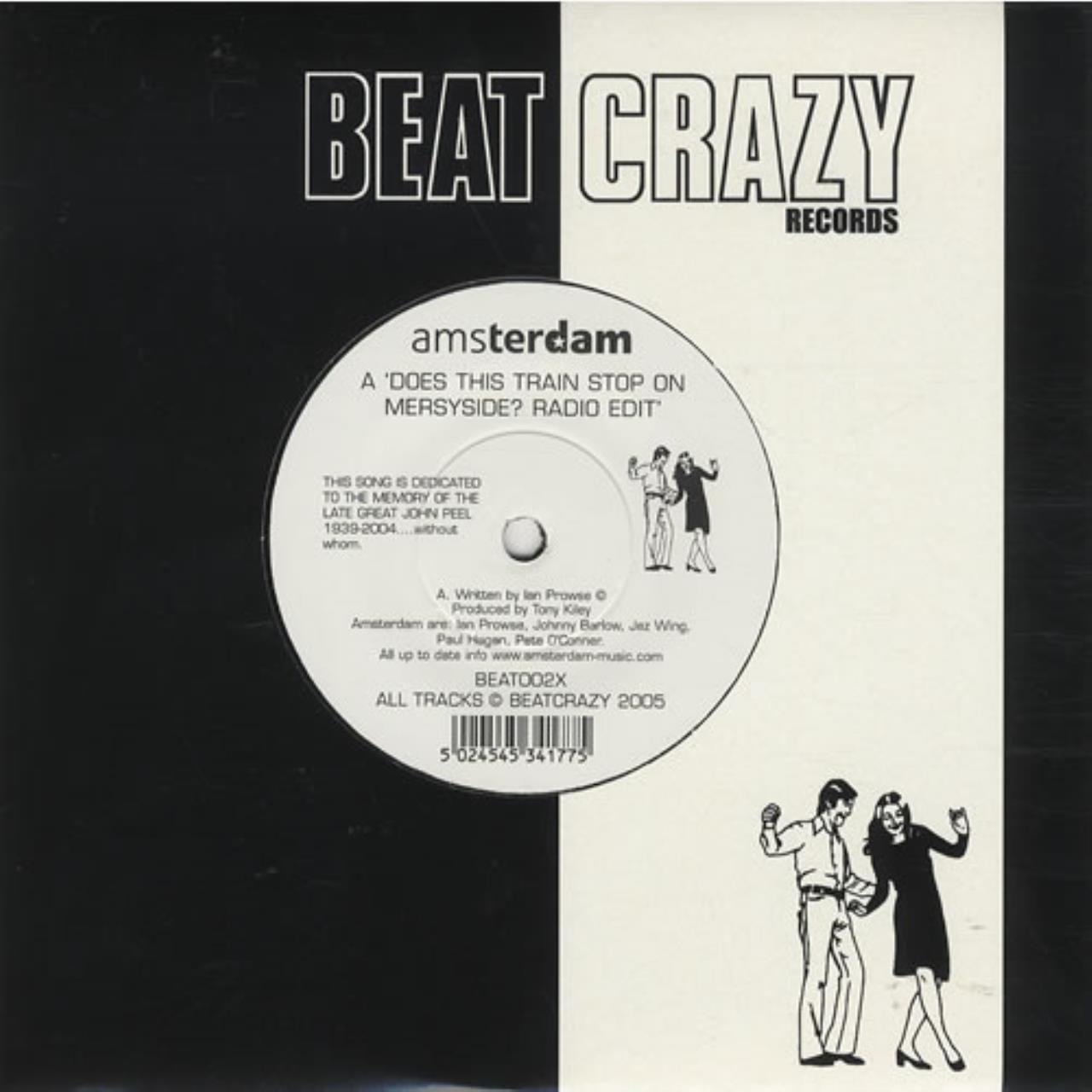 Amsterdam - Does This Train Stop On Merseyside? - 7 Inch