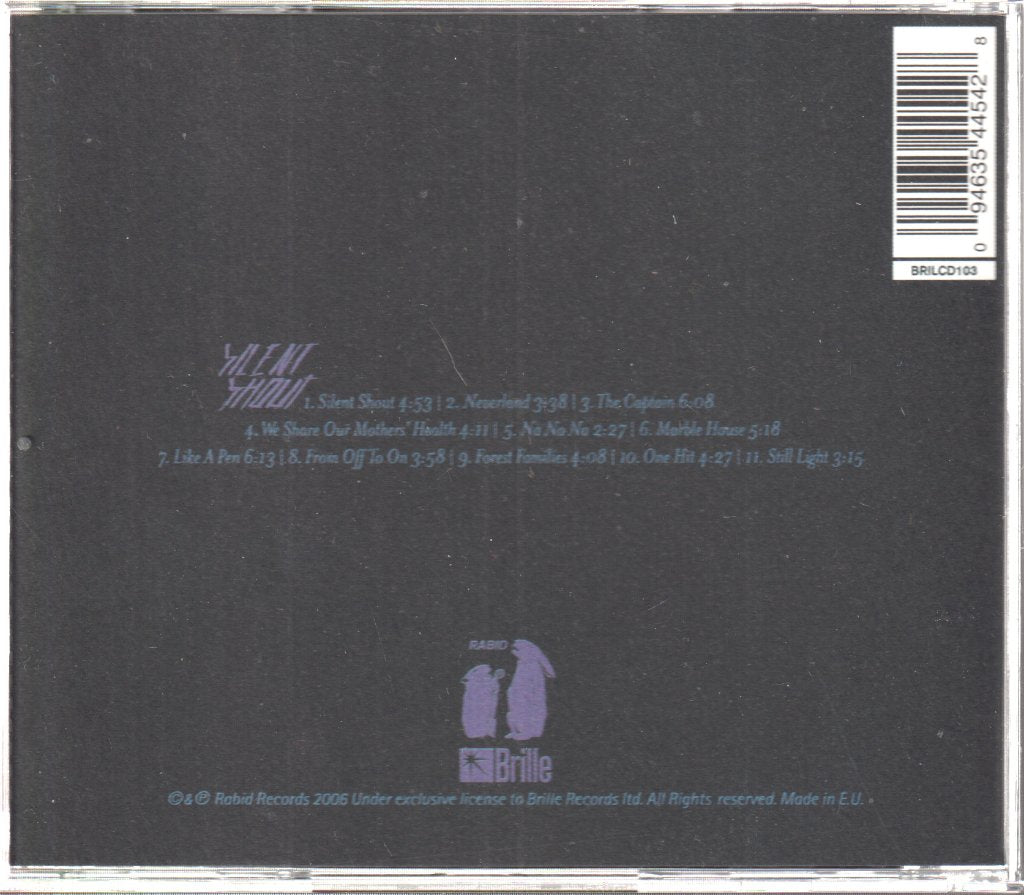 Knife - Silent Shout - Cd