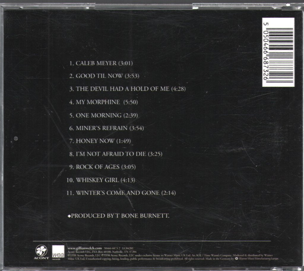 Gillian Welch - Hell Among The Yearlings - Cd