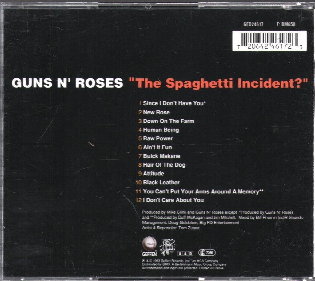 Guns N' Roses - "The Spaghetti Incident?" - Cd