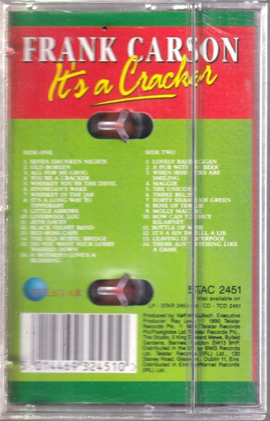 Frank Carson - It's A Cracker - Cassette