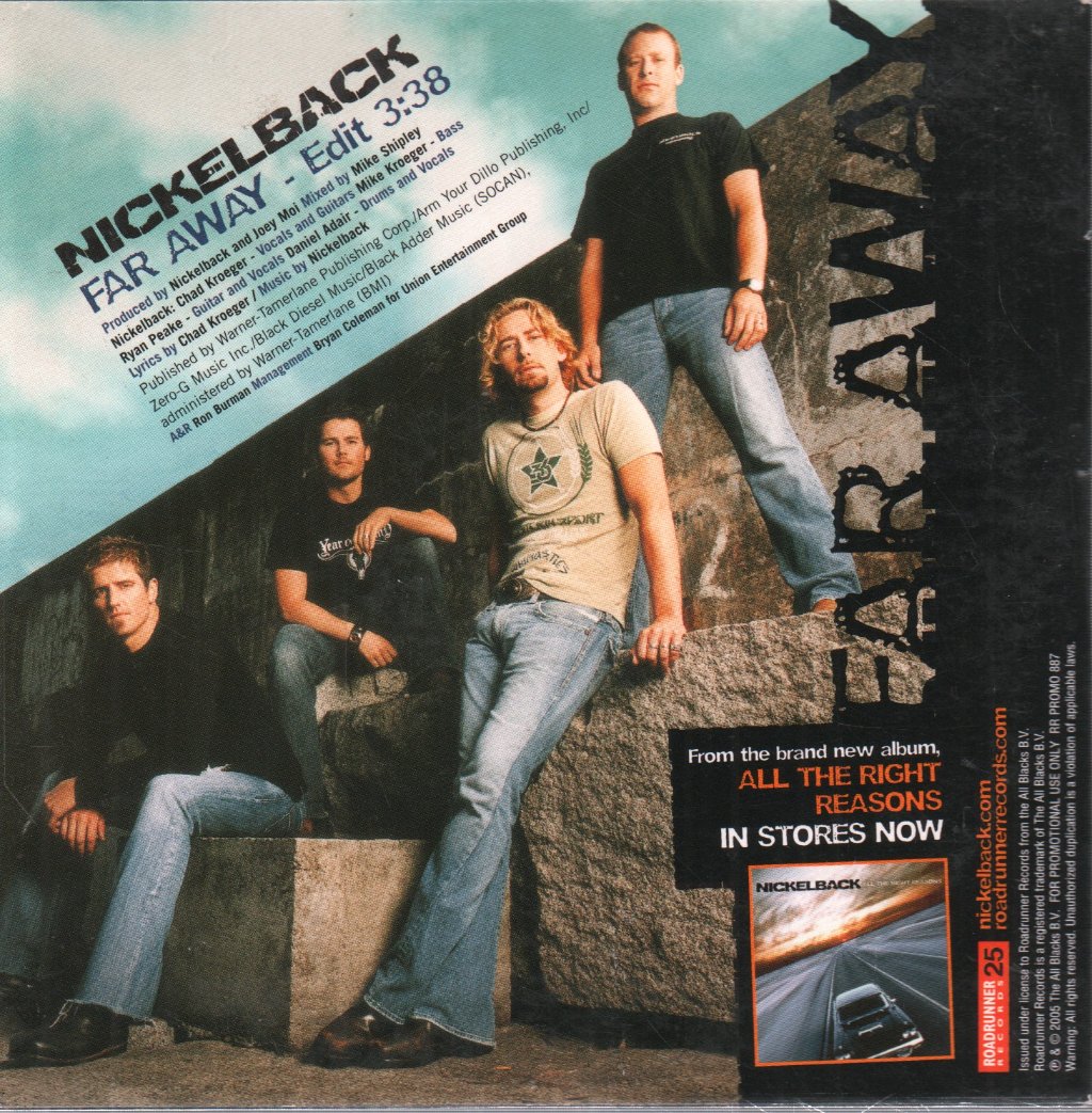 Nickelback - Far Away - Cd