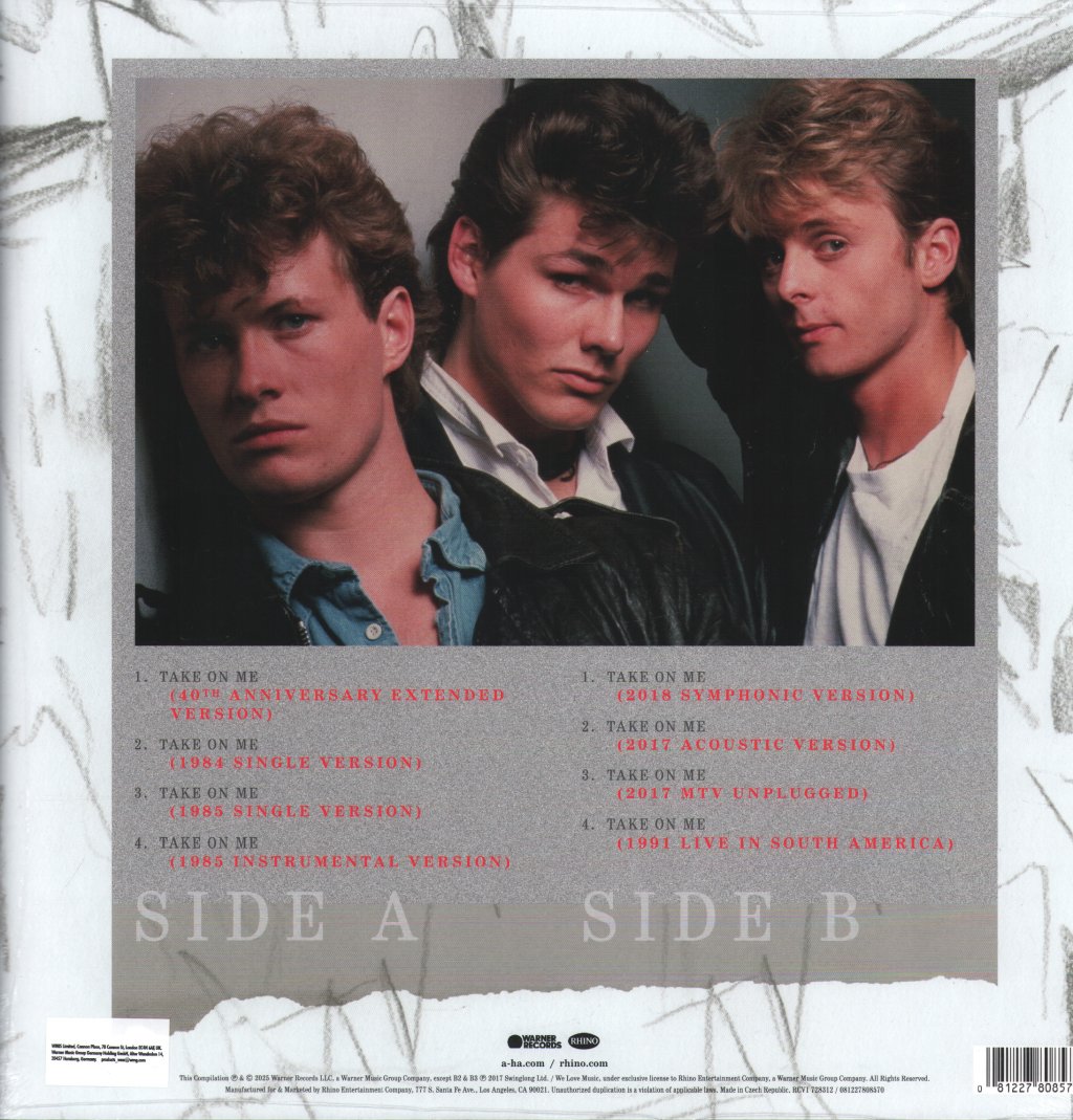 A-Ha - Take On Me (40th Anniversary EP) (Black Friday 2025) - 12 Inch