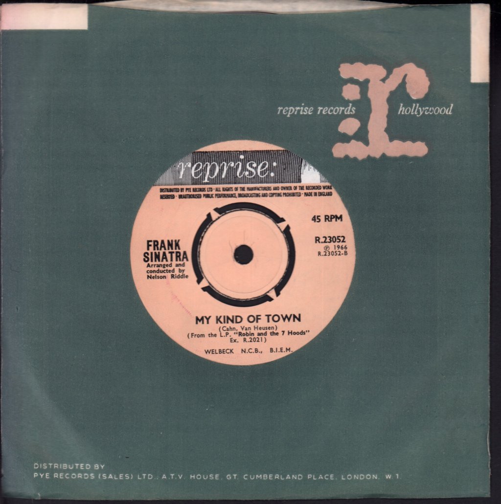 Frank Sinatra - Strangers In The Night - 7 Inch
