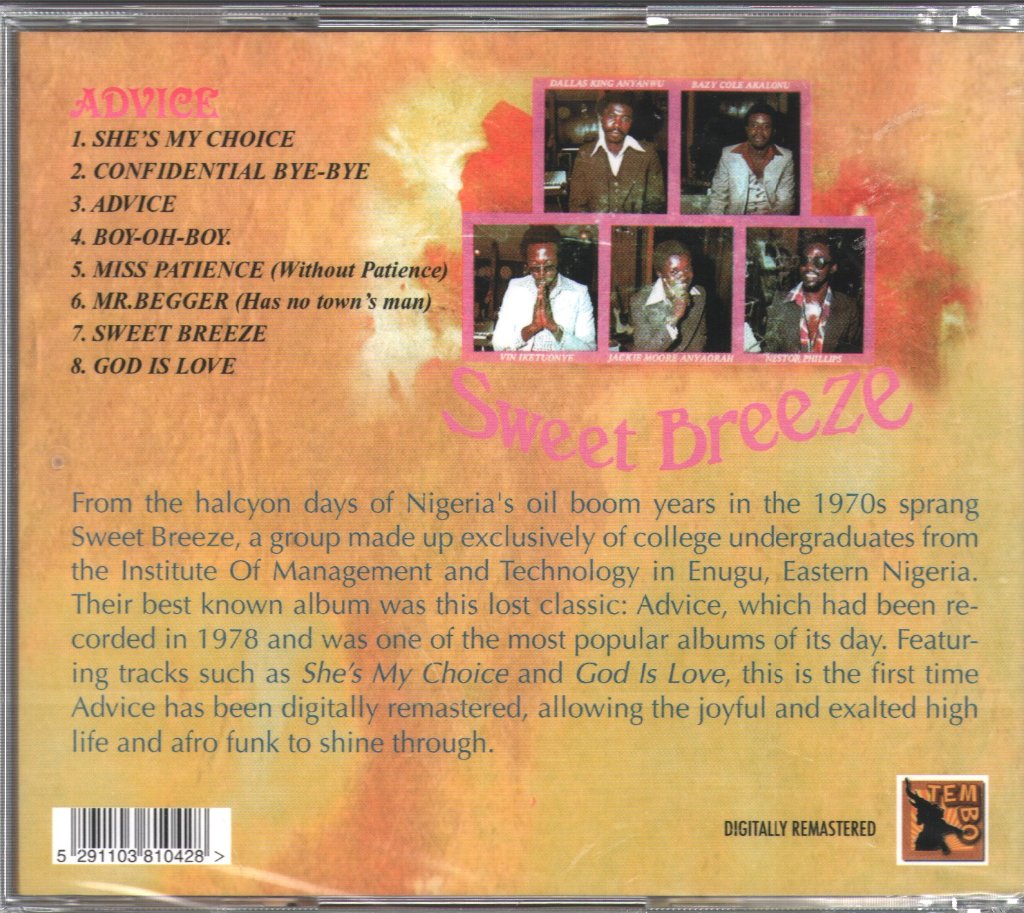 Sweet Breeze - Advice - Cd