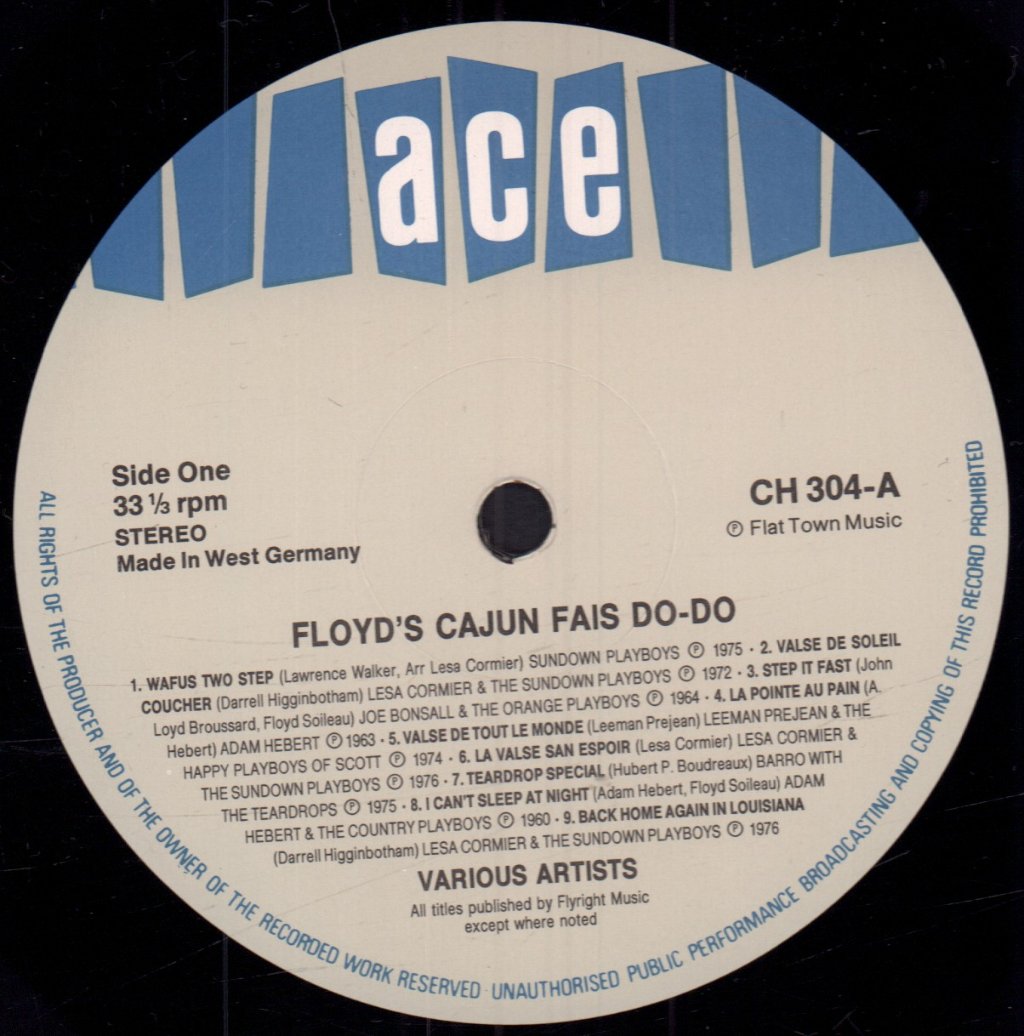 Various Artists - Floyd's Cajun Fais Do-Do - Lp