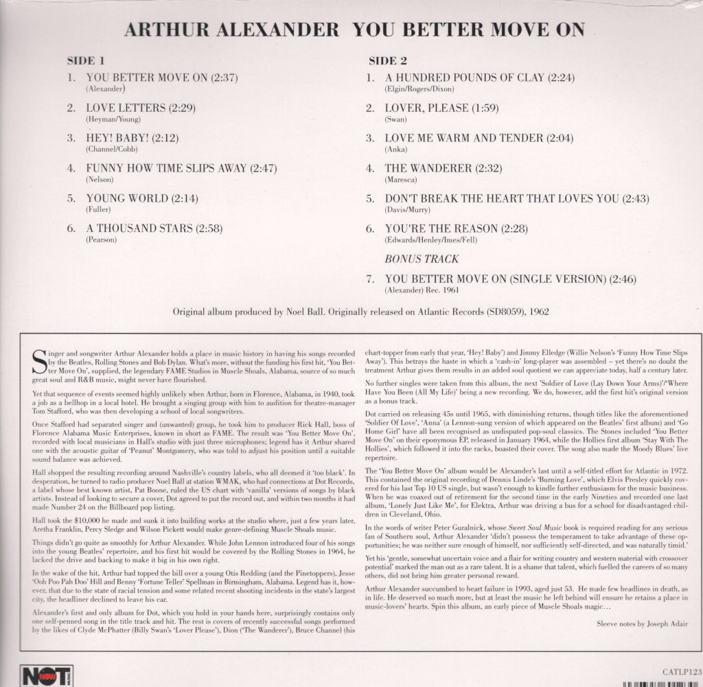 Arthur Alexander - You Better Move On - Lp