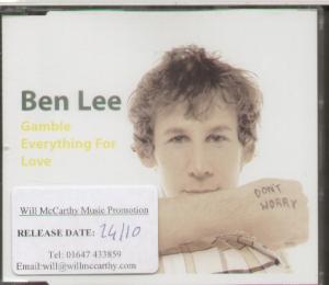 Ben Lee - Gamble Everything For Love - Cdr