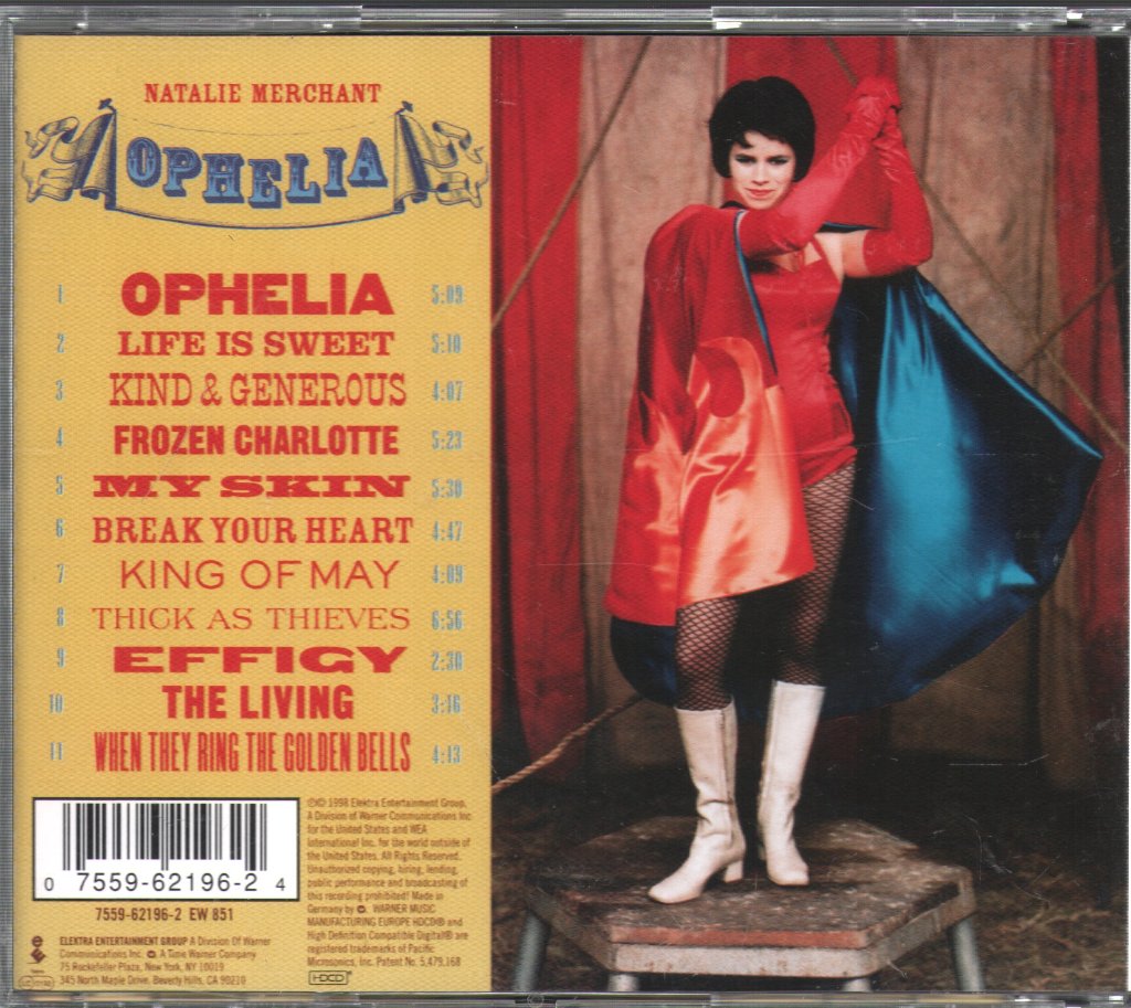 Natalie Merchant - Ophelia - Cd