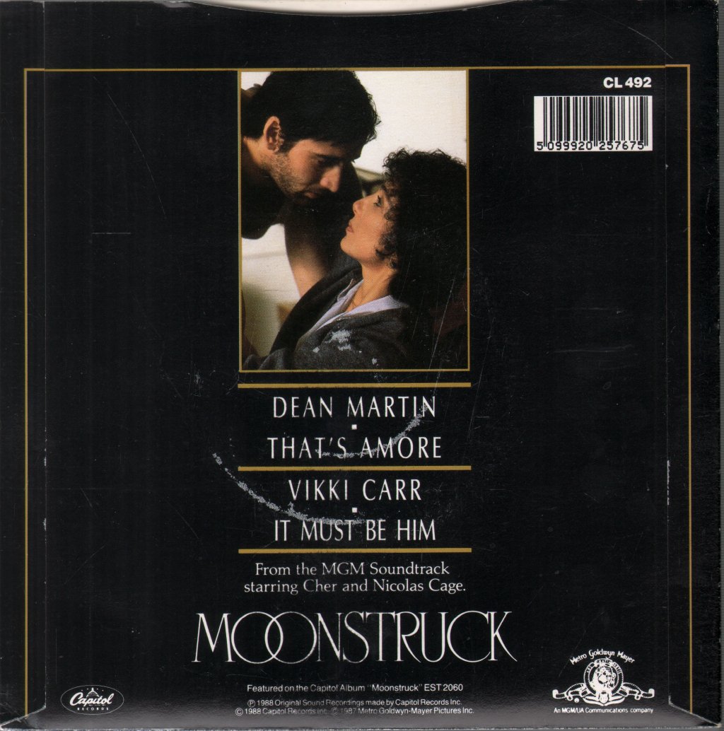 Dean Martin / vikki carr - That's Amore / It Must Be Him - 7 Inch