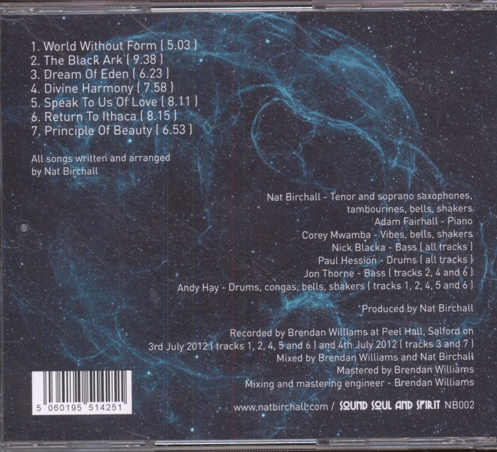 Nat Birchall - World Without Form - Cd