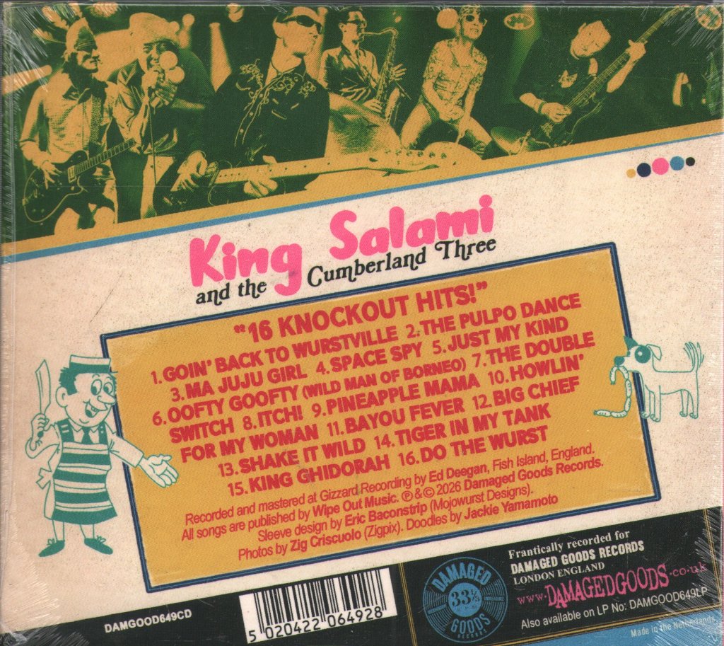 King Salami And The Cumberland Three - 16 Knockout Hits! - Cd