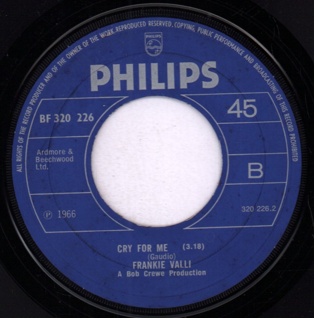 Frankie Valli - You're Ready Now - 7 Inch