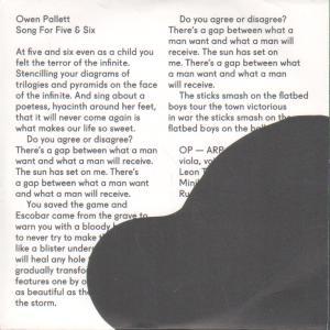 Owen Pallett - Song For Five And Six - Cd