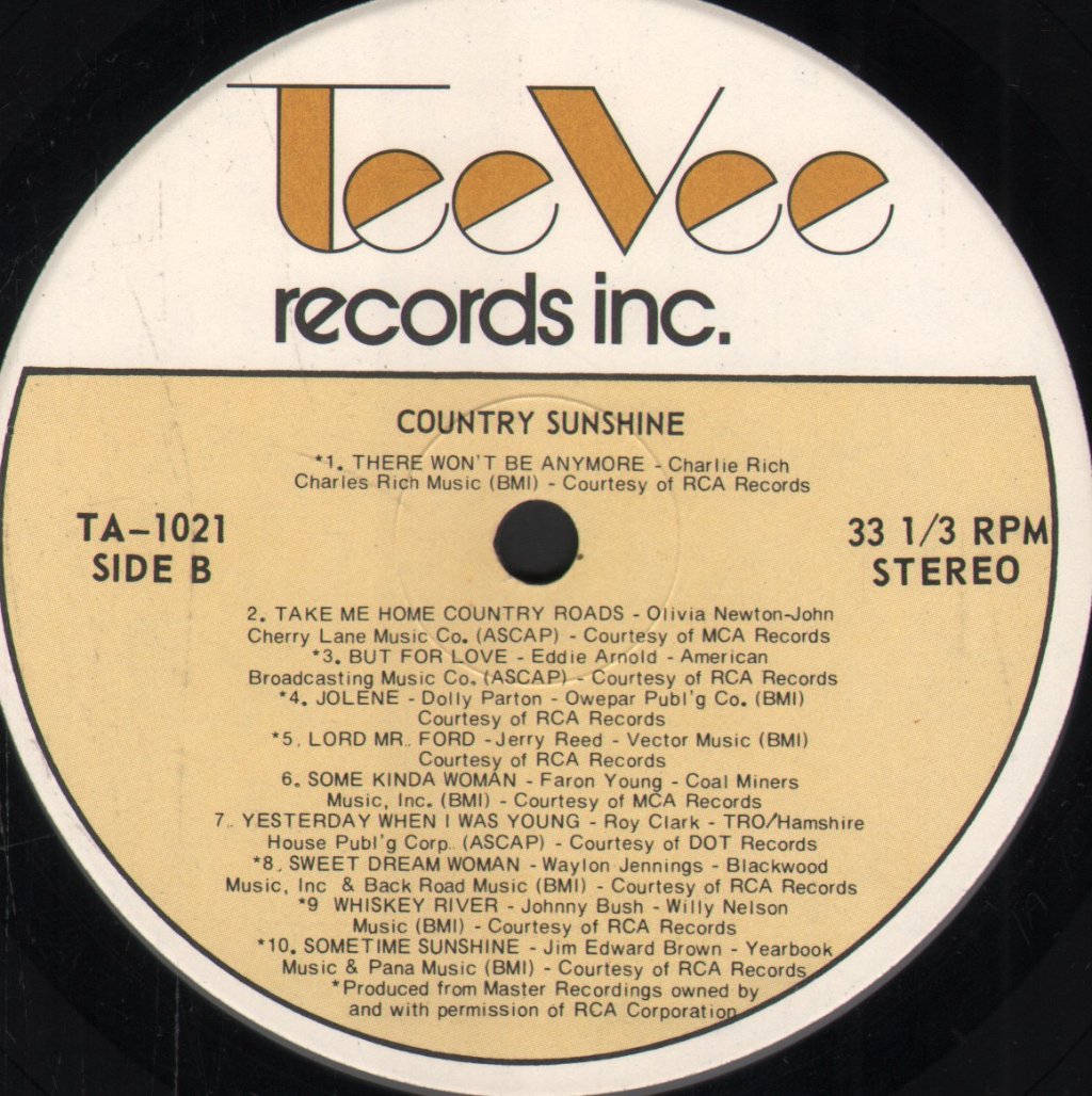 Various Artists - Country Sunshine - Lp