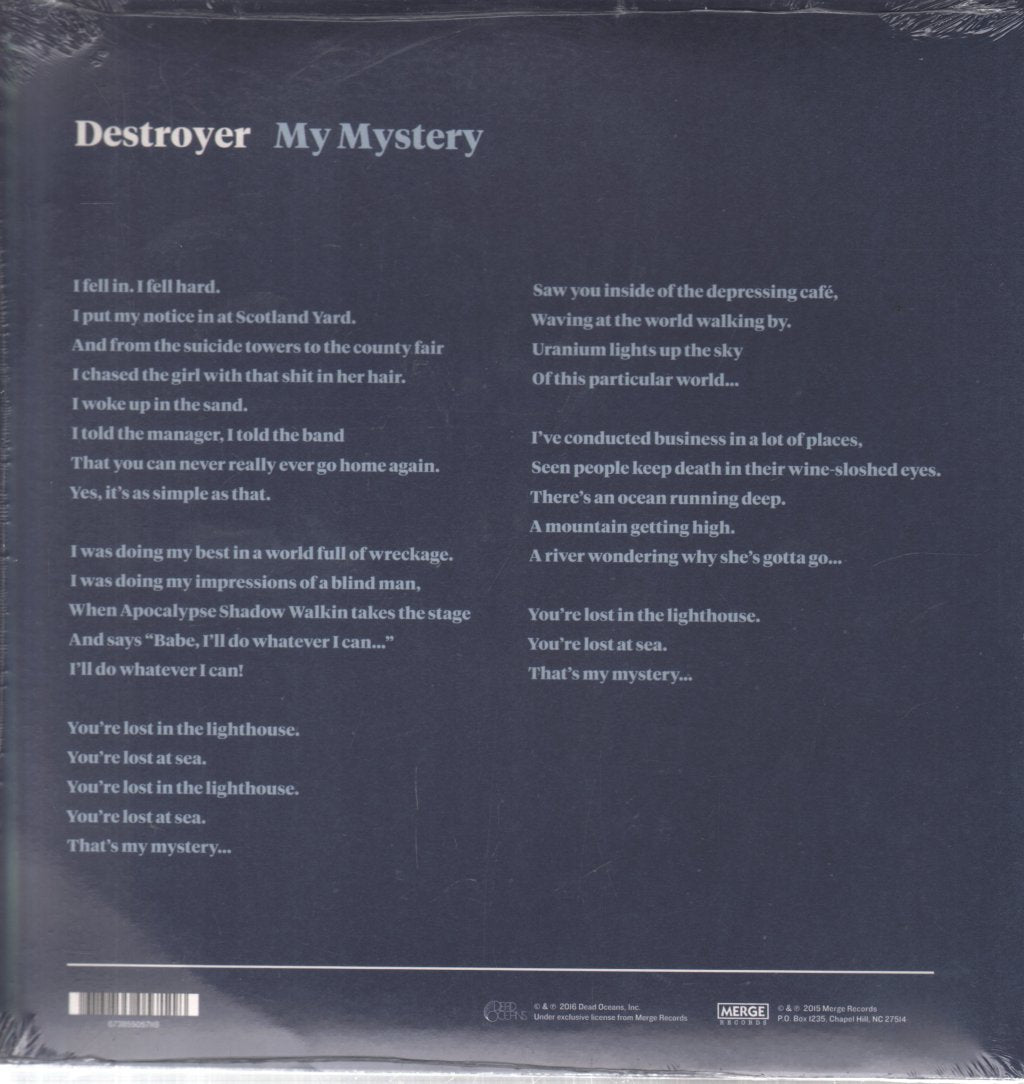 Destroyer (indie) - My Mystery - 12 Inch