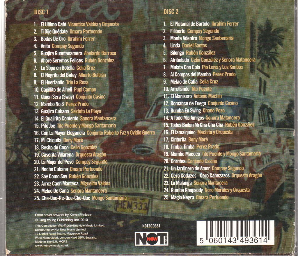 Various Artists - Cafe Cuba (50 Original Cuban Classics) - Double Cd