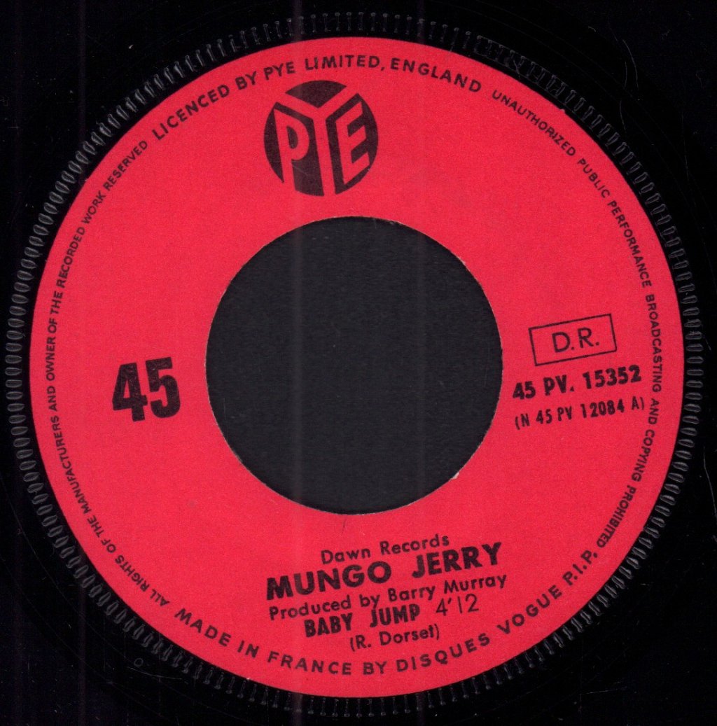 Mungo Jerry - Baby Jump - 7 Inch