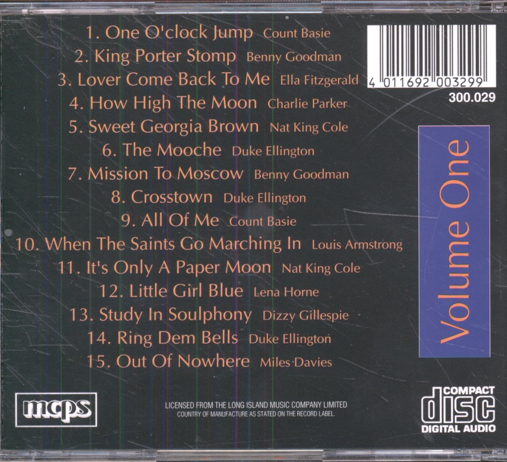 Various Artists - Best Of Jazz (Volume One) - Cd