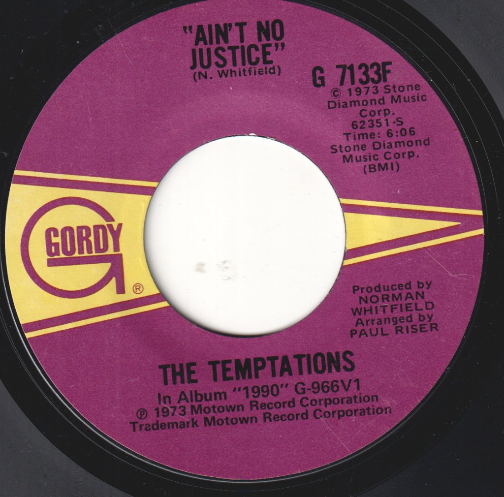 Temptations - Let Your Hair Down - 7 Inch