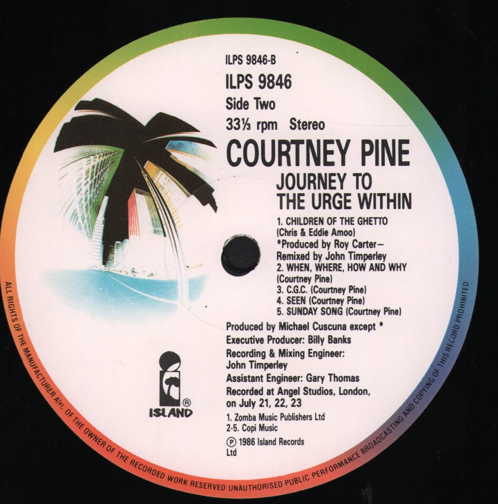 Courtney Pine - Journey To The Urge Within - Lp