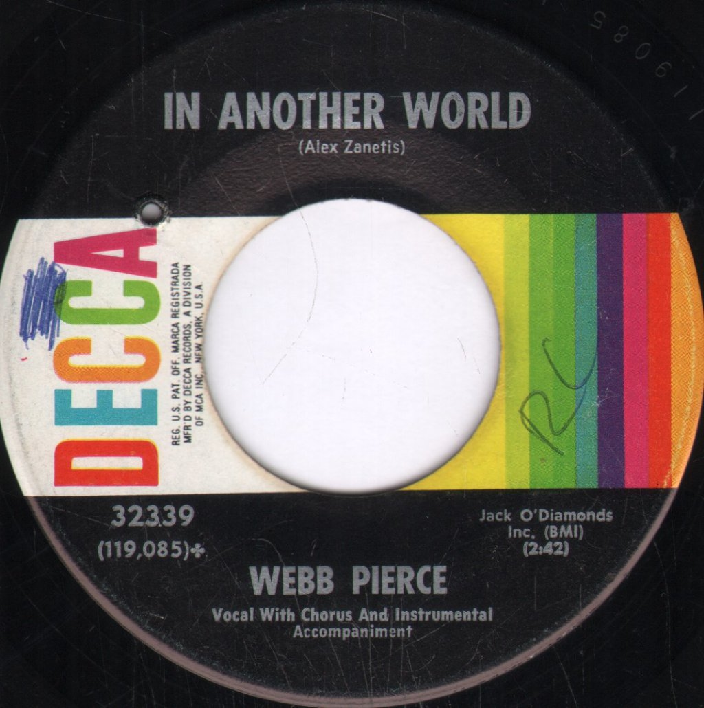 Webb Pierce - Stranger In A Strange City - 7 Inch