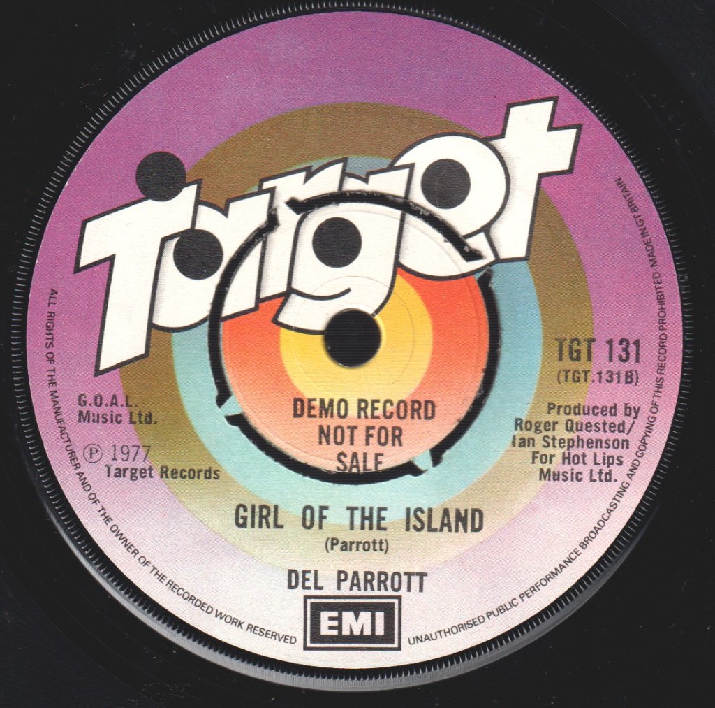 Del Parrott - Julie From Africa - 7 Inch