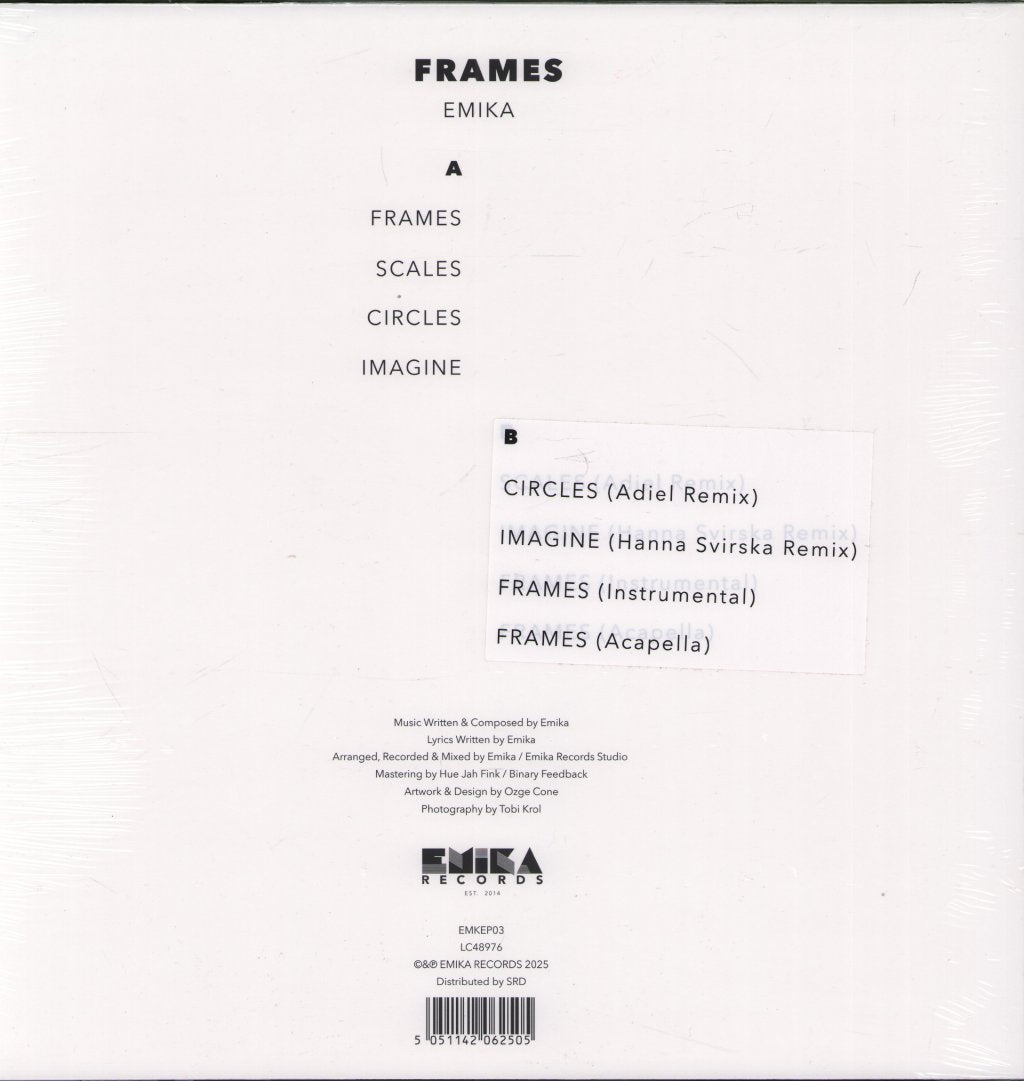 Emika - Frames - 12 Inch