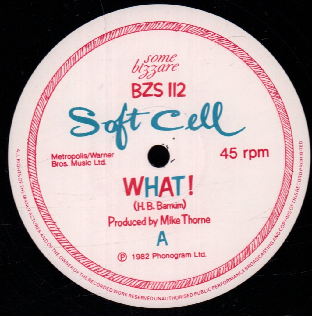 Soft Cell - What - 12 Inch