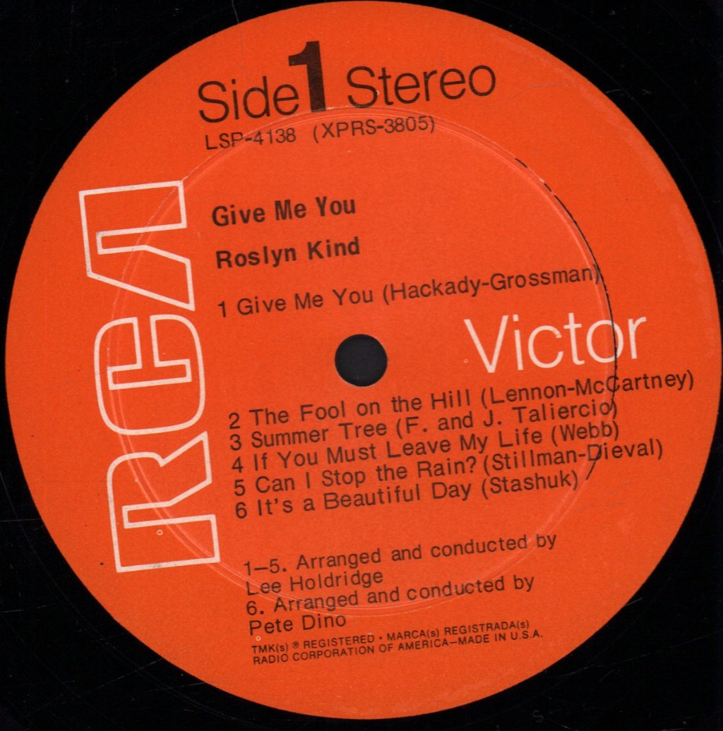 Roslyn Kind - Give Me You - Lp