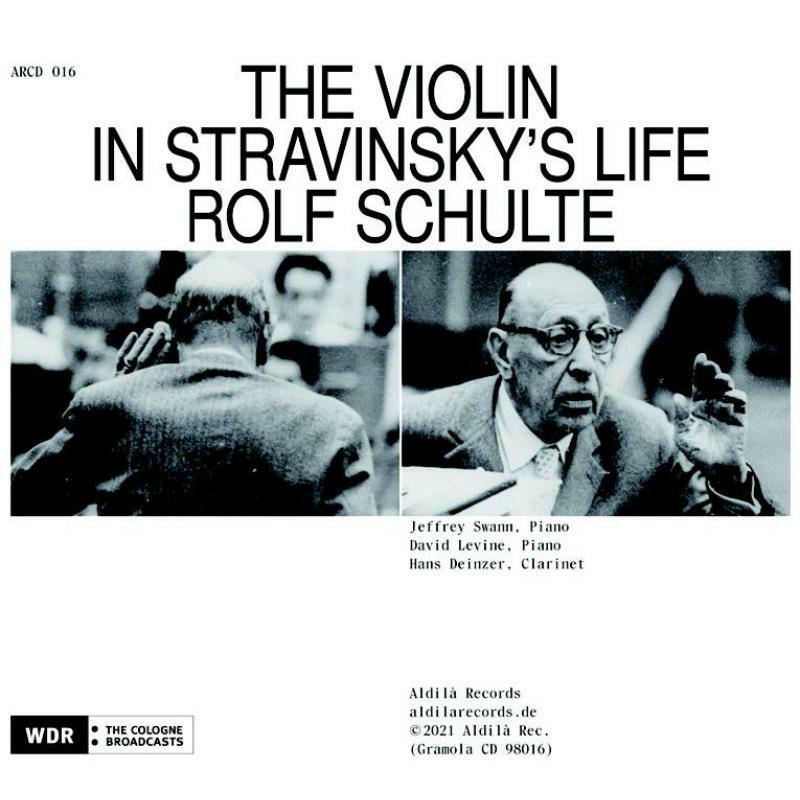 Various Artists - Igor Stravinsky: the Violin In Stravinsky?s Life - Double Cd