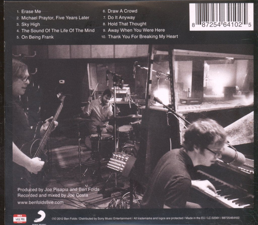 Ben Folds Five - Sound Of The Life Of The Mind - Cd