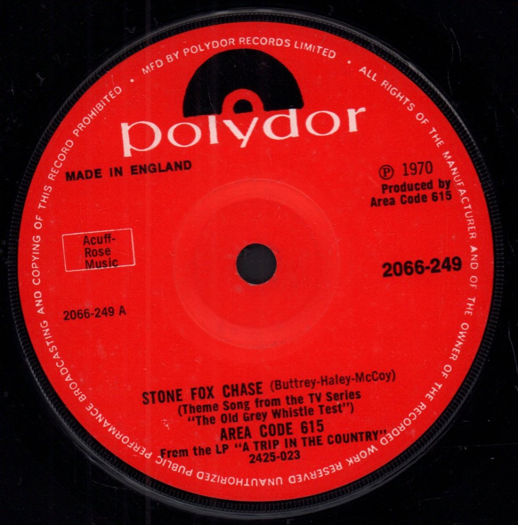 Area Code 615 - Stone Fox Chase - 7 Inch