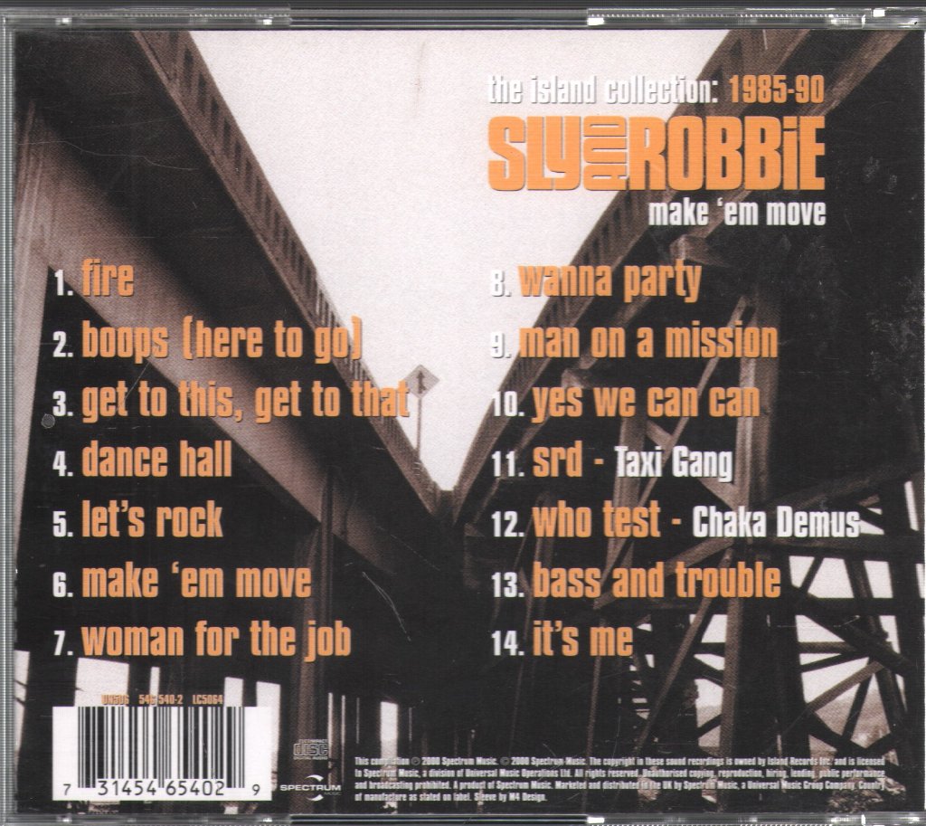 Sly & Robbie - Make 'Em Move: The Island Collection: 1985-90 - Cd