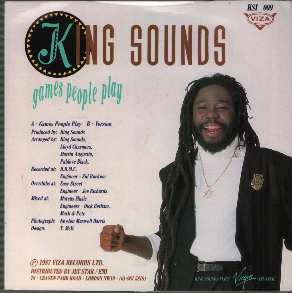 King Sounds - Games People Play - 7 Inch