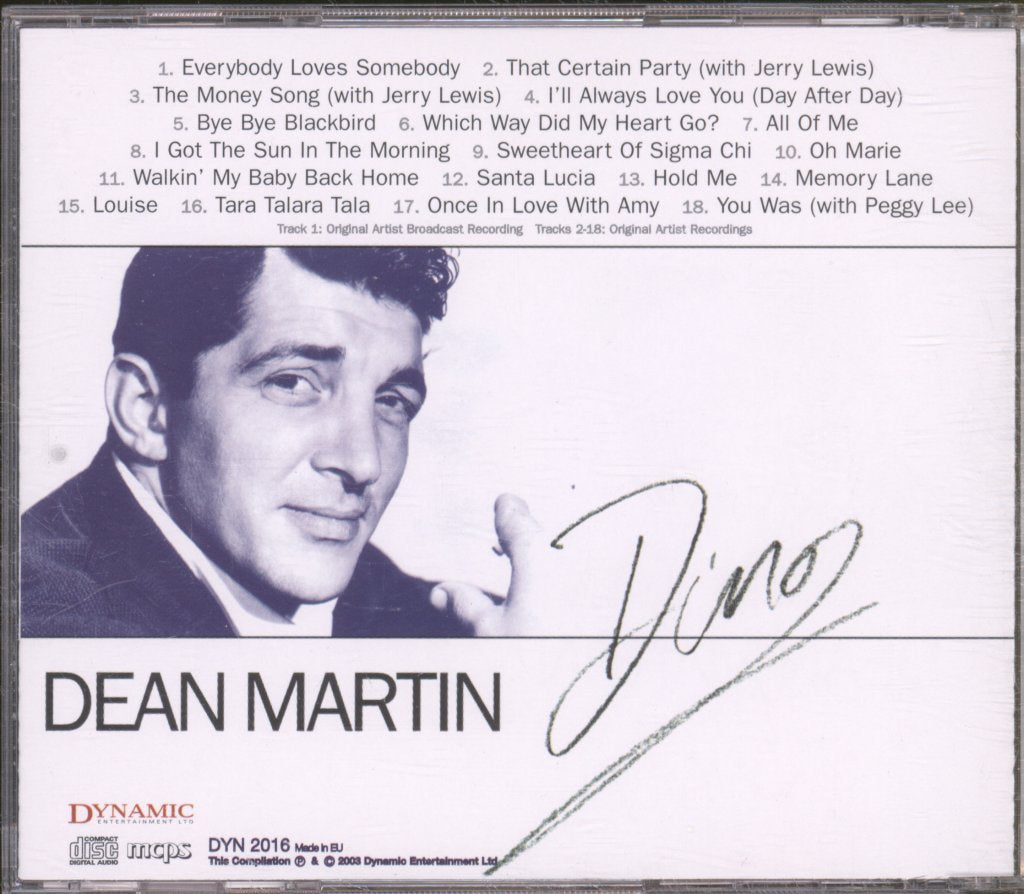 Dean Martin - Dino - Cd