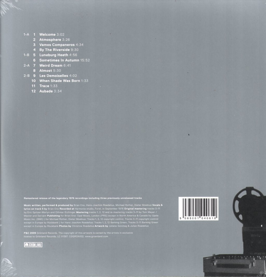 Harmonia & Eno `76 - Tracks And Traces - Double Lp