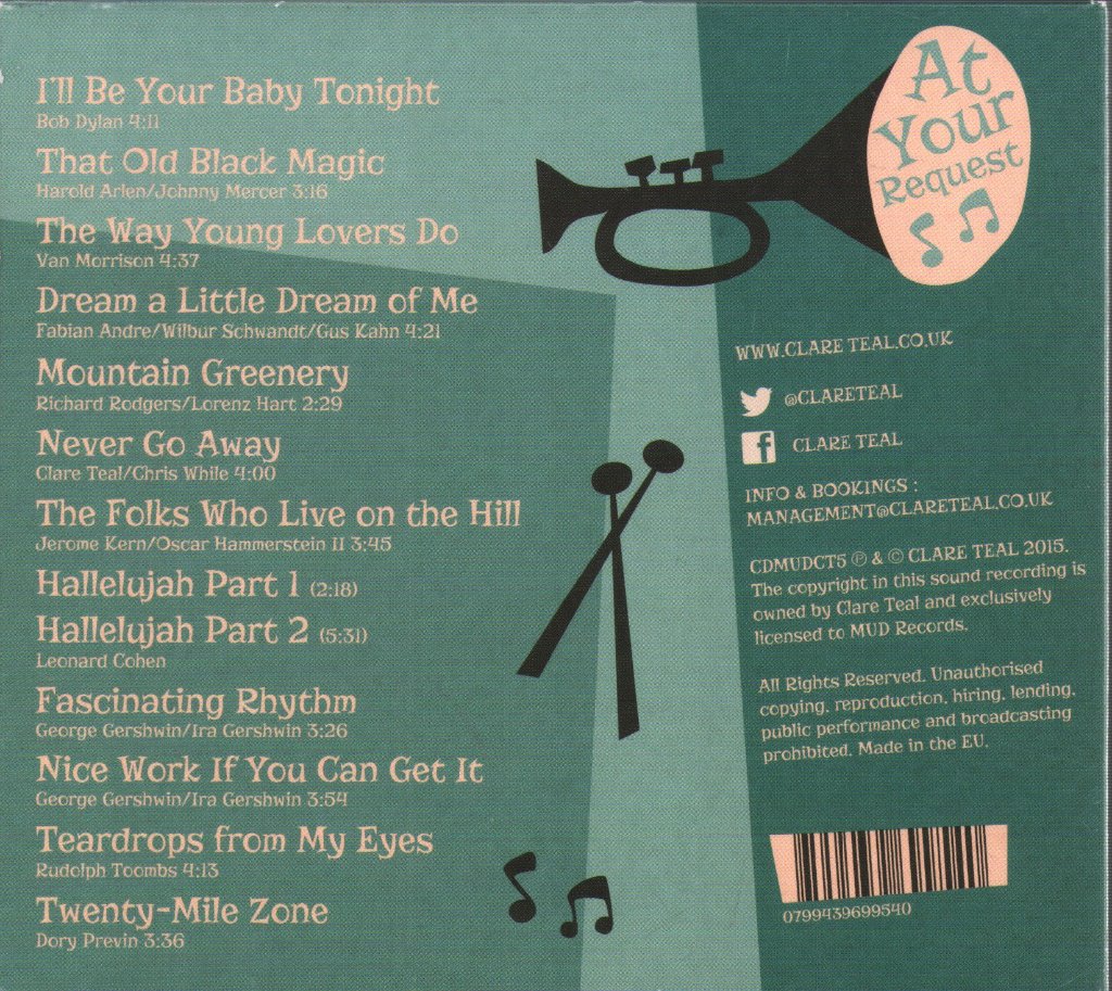 Clare Teal & Her Mini Big Band - At Your Request - Cd