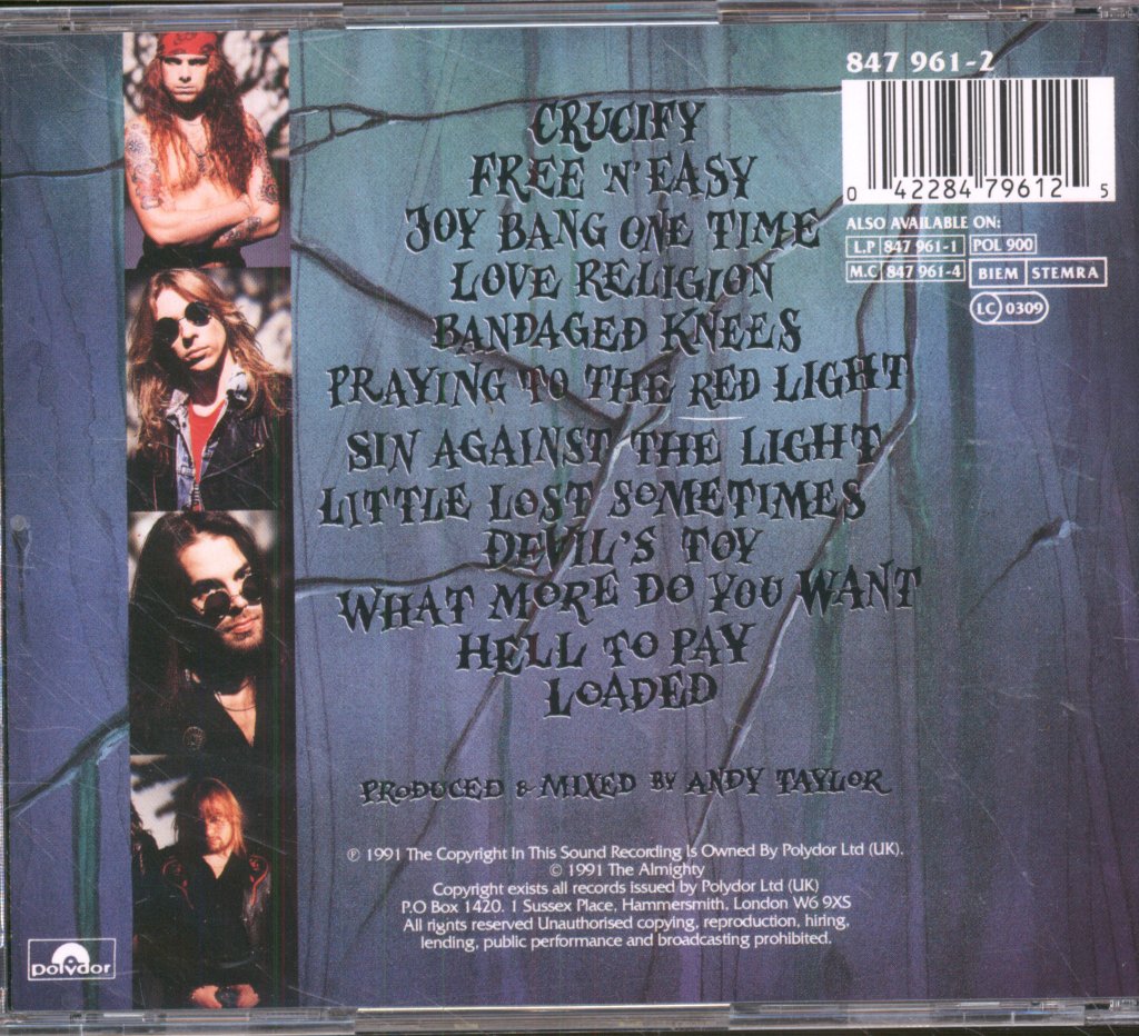 Almighty - Soul Destruction - Cd