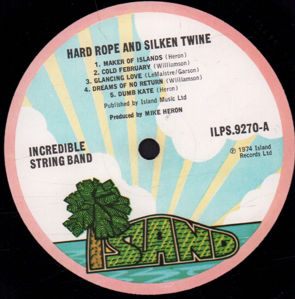 Incredible String Band - Hard Rope & Silken Twine - Lp