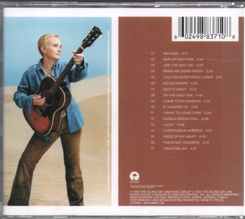 Melissa Etheridge - Greatest Hits: The Road Less Traveled - Cd